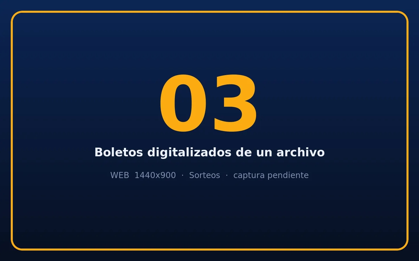 Captura 03: boletos digitalizados desde un archivo