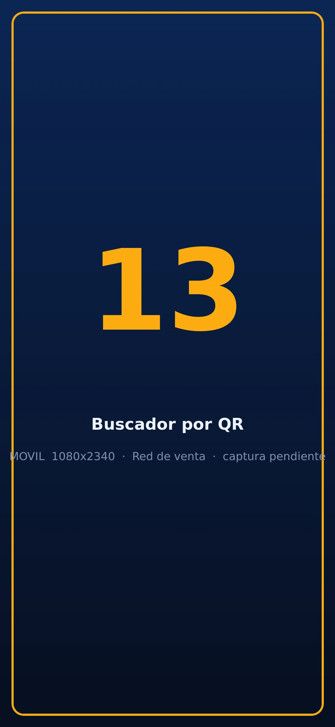 Captura 13: app móvil, buscador de boletos por QR