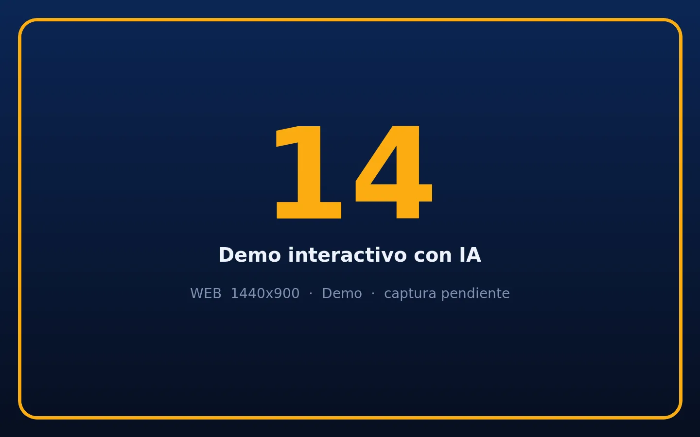 Captura 14: demo interactivo generado con IA para validar la idea